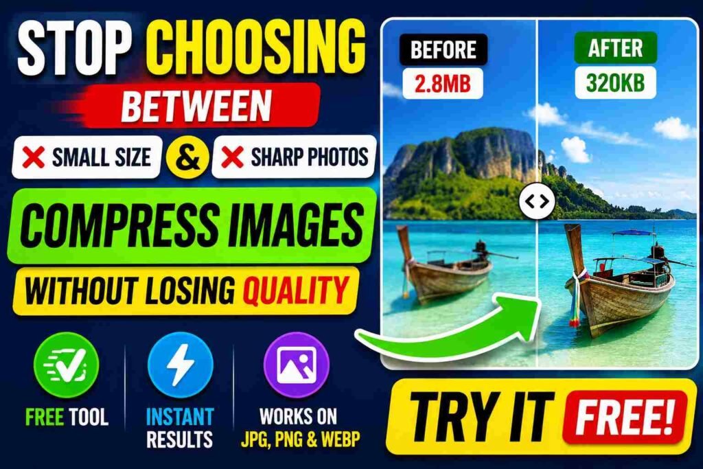 compress photo without losing quality